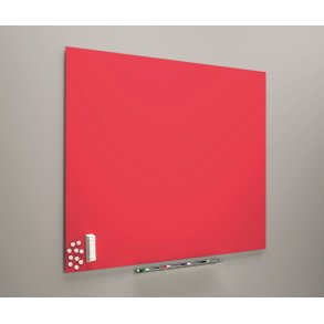  Eksklusiv whiteboard r�d sort og hvid.