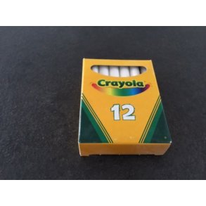 TAVLEKRIDT, HVID CRAYOLA SKRIVEKRIDT
