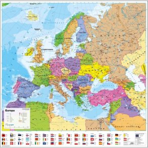 Europakort til n�le