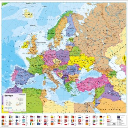 Europakort til n�le