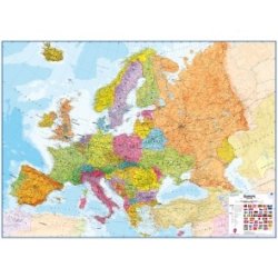 Europakort, politisk uden flag