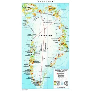 Gr�nlandskort.