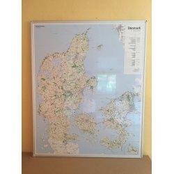 Danmarkskort til n�le, skrivebar.
