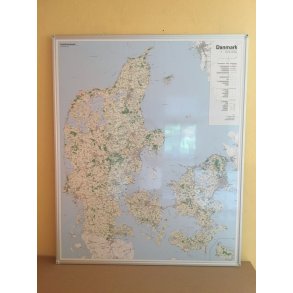 Danmarkskort til n�le, skrivebar.