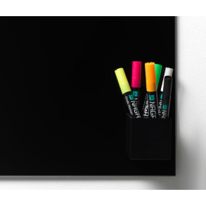 Penholder, sort, box