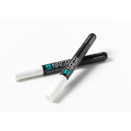 Pen, hvid med 4,5 mm spids