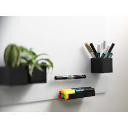 Penholder, sort, box