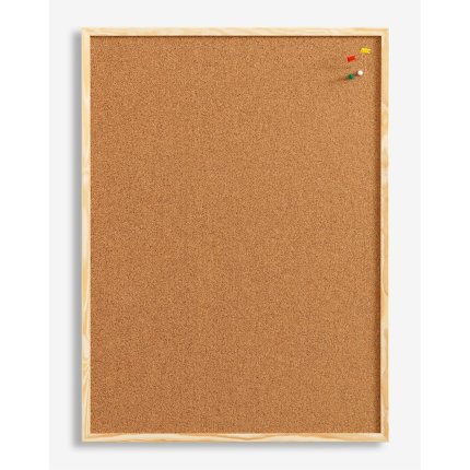 Kork opslagstavle tr�ramme �konomi 40 x 60 cm.