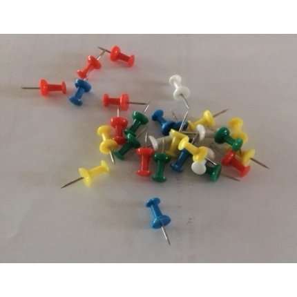 N�le for opslag, push pins