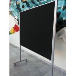 POSTERSTAND MED HJUL. B 150 cm.