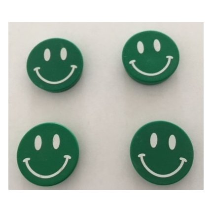 Smiley magnet i gr�n glad 